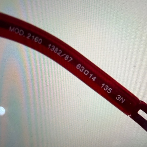 VERSACE Wire RocK Pilot Medusa 2160 Red Gold VE2160 Aviator Sunglasses Unisex - Picture 8 of 10